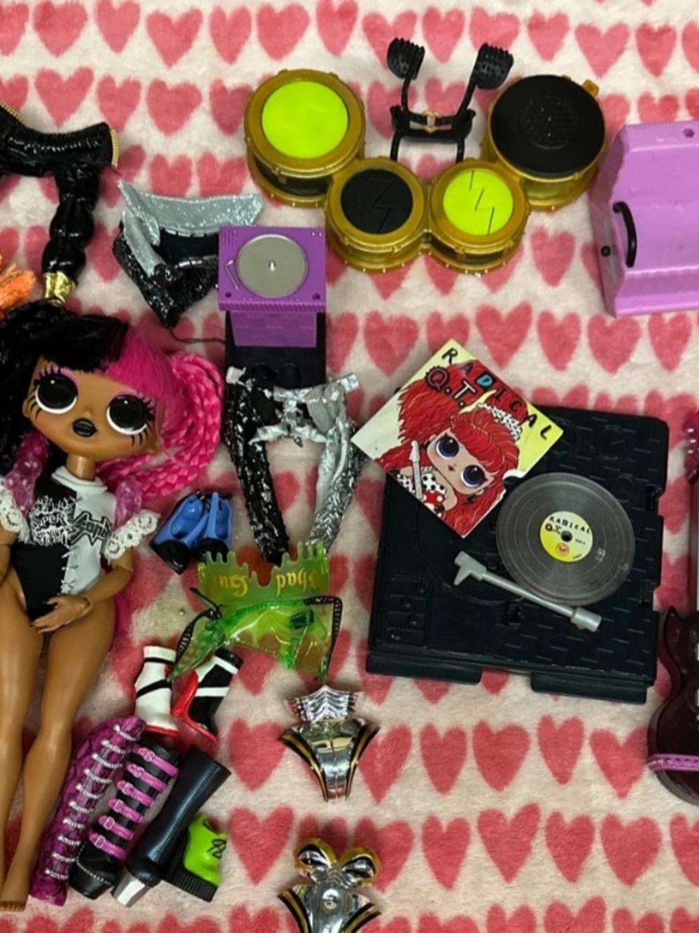 LOL Surprise Doll with Pink Hair & Music Accessories